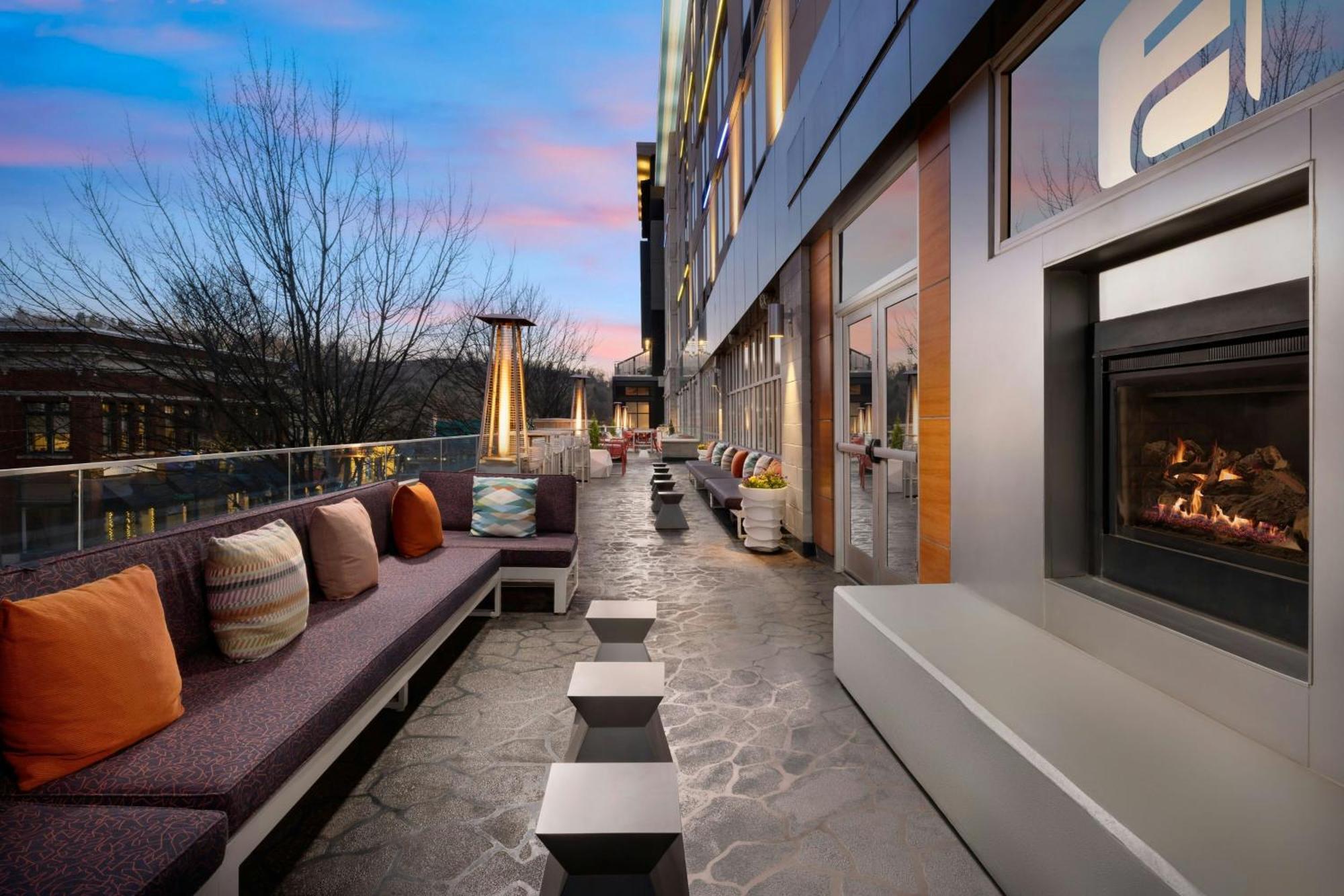 Aloft Asheville Downtown Exterior foto